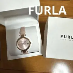 FURLA ピンクゴールド アナログ腕時計 ピンクベージュ 箱付き