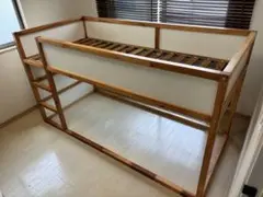 2段ベッド　IKEA KURA キューラ　木製　引き取り限定　中古品