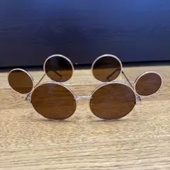 ディズニー ミッキー サングラス ブラウン