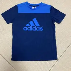 adidas ネイビー 青 Tシャツ130