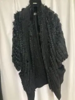 リアルファー ロングカーディガン ボディドレッシングデラックス