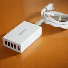 BUFFALO USB急速充電器 5ポート BMP40W25　美品