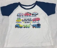 車両イラスト ラグラン袖Tシャツ