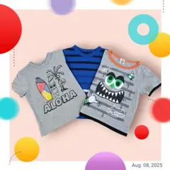AlohaデザインなどTシャツ3枚セット