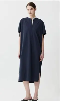 今期タグ付き ICB ソフトタイプライター バンドカラーワンピース