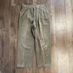 00s EDWIN 2tuck casual チノパンブラウンメンズ　30/30