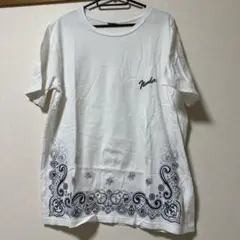 Number バンダナ柄 ホワイト Tシャツ