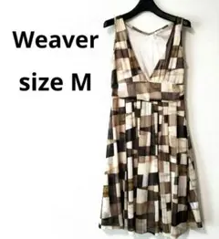 Weaver ウィーバー ワンピース レディース シアー ブラウン M