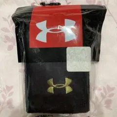 Under Armour リストバンド ブラック・ゴールド