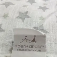 aden + anais 星柄ガーゼケット