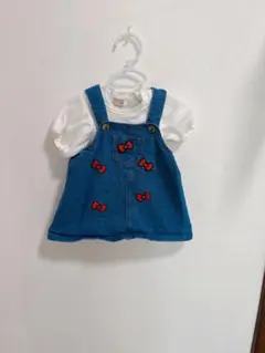 petit main ハローキティ ジャンパースカートセット 70