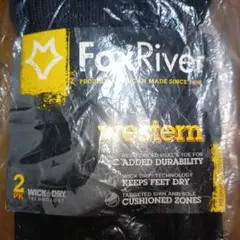 新品未使用 FoxRiver western 2PK ソックス サイズ M