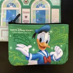 東京ディズニーリゾート　ディズニー　ポーチ　ミッキーマウスと仲間たち　ドナルド