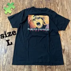 Naruto ナルト うずまきナルト センターロゴ　キャラTシャツ 半袖 輸入品
