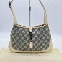 ✨保存袋付き✨グッチ GUCCI ジャッキーライン ワンショルダーバッグ ブルー