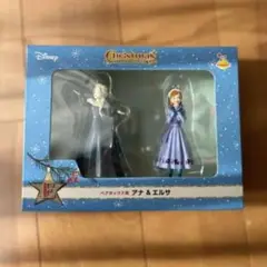 ディズニー クリスマスオーナメントくじ2022 ペアボックス賞 アナ&エルサ