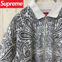 【激レア】SUPREME シュプリーム　ポロシャツ　ペイズリー　ゆるだぼ　刺繍
