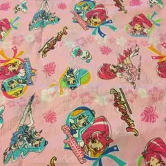 ハートキャッチプリキュア　綿生地　110cm巾x105cm