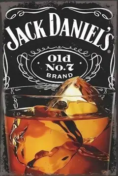 新品 Jack Daniel's ジャックダニエル ブリキ看板 バーインテリア