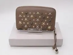 展示品 *JIMMYCHOO ジミーチュウ* レザー スタッズ 長財布 星