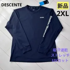 新品　デサント SUNSCREEN スリーブロゴ ロングスリーブシャツ