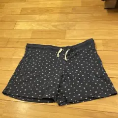 ユニクロ　XL 短パン　紺　星柄　レディース