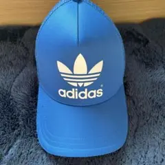 adidas 青 キャップ OSFX (57-60cm)