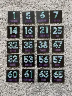 千葉ロッテマリーンズBSWシールコンプ全20種類