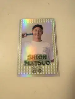 横浜Denaベイスターズ 松尾汐恩選手 インスタンドフォトカード