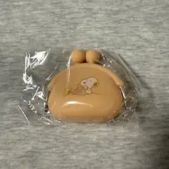 PEANUTS シリコンミニがま口 オレンジ