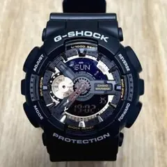 【ベゼル純正新品／美品)G-SHOCK アナデジ GA-110RCマットブラック