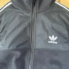 adidas ブラック フリースジャケット ノームコア ストリート 古着