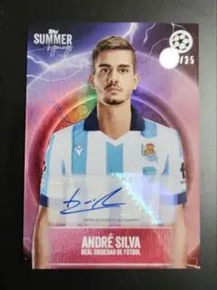 【世界25枚限定】topps アンドレ・シウバ 直筆サイン auto ソシエダ
