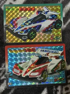 ミニ四駆爆走兄弟レッツ&ゴーカードダス　キラカードNO.37 NO.38