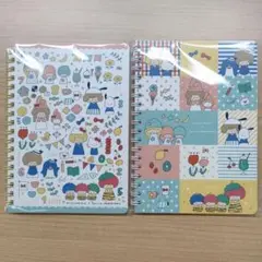 【未使用】mizutama × サンリオキャラクターズ リングノート B6　2冊