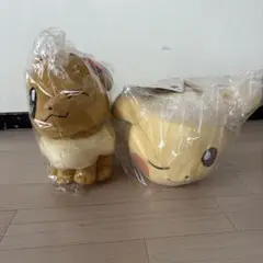 ピカチュウぬいぐるみ一番くじA賞、イーブイぬいぐるみ