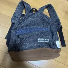 男の子　リュック デニム柄