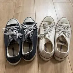 コンバース スニーカー converse ALLSTAR 白 黒 2色セット
