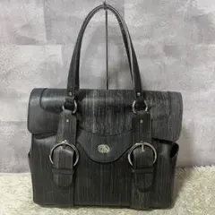 美品✨ジャックルコー ハンドバッグ イールレザー ターンロック