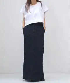 AKTE デニムIラインスカート　Sサイズ