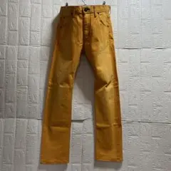 Ｌｅｅ　デニム　ジーンズ　カラーデニム　Ｌサイズ マスタード　ストレッチ