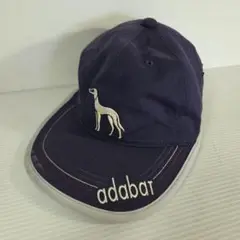 adabar 犬刺繍 ネイビーキャップ