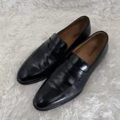 美品 MAGNANNI マグナー二 コインローファー 本革 ブラック