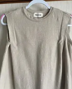 MEDE 19F ベージュ ノースリーブ トップス