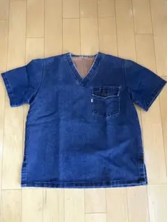 Levis PULL OVER V-NECK S/S DENIM SHIRTS