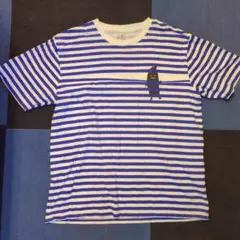 グラニフ　Tシャツ　L　シャドーモンスター　ボーダー