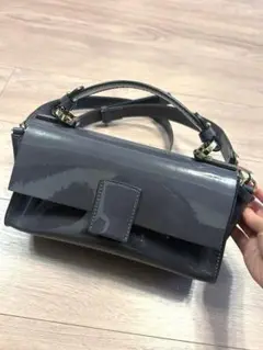 LORISTELLA BATH 2wayハンドバッグ（チャコールグレー）