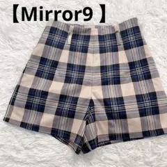 【Mirror9 】ミラーナイン ゴルフ パンツ チェック S