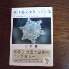 水は答えを知っている : その結晶にこめられたメッセージ
