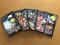 PlayStation2 ナルト ソフト4枚、ガイドブック